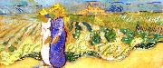 Vincent Van Gogh Women Crossing the Fields Germany oil painting artist